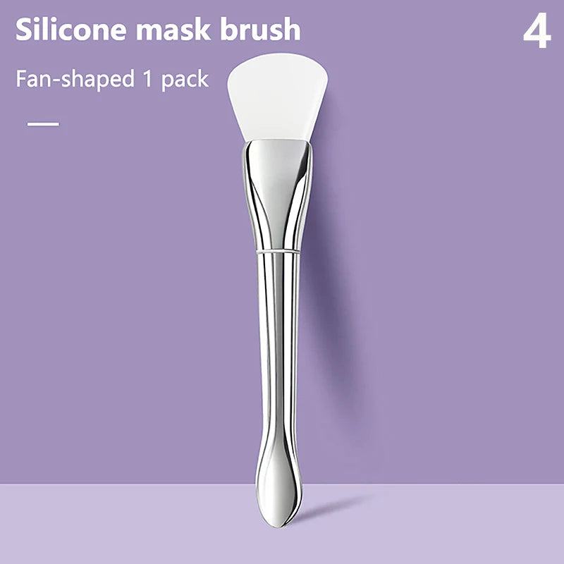 Diy Skin Care Foundation Gel Cosmetic Beauty Tool Soft Head Makeup Silicone Facial Mask Brush Professional Mud Cream Brushes