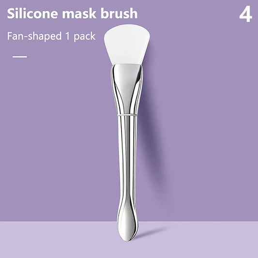 Diy Skin Care Foundation Gel Cosmetic Beauty Tool Soft Head Makeup Silicone Facial Mask Brush Professional Mud Cream Brushes