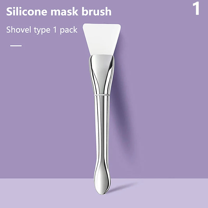 Diy Skin Care Foundation Gel Cosmetic Beauty Tool Soft Head Makeup Silicone Facial Mask Brush Professional Mud Cream Brushes