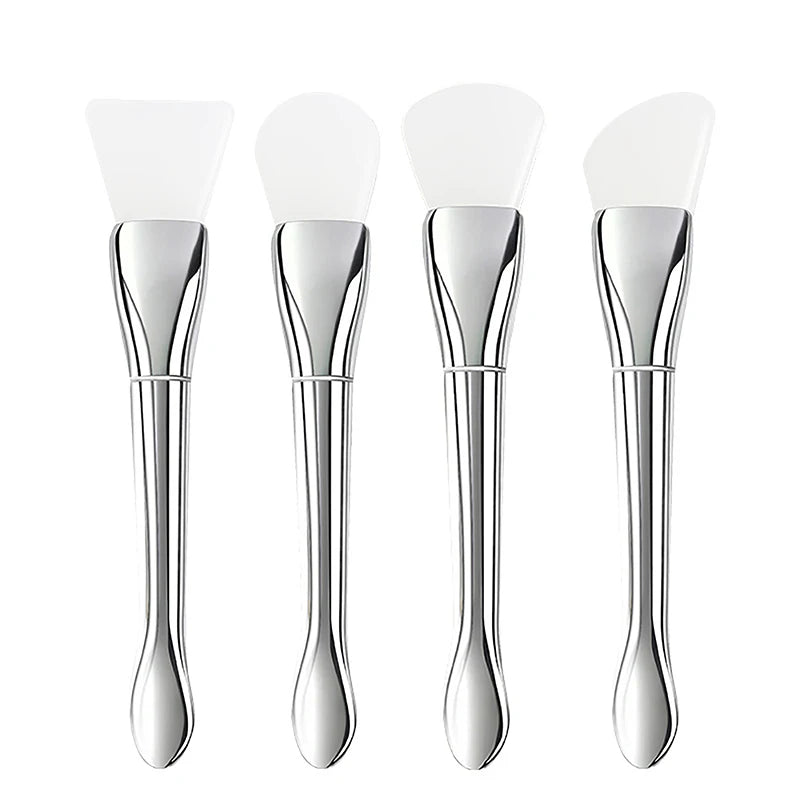 Diy Skin Care Foundation Gel Cosmetic Beauty Tool Soft Head Makeup Silicone Facial Mask Brush Professional Mud Cream Brushes